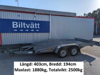 Biltrailer boogi 2500kg